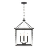 Emmett 4 Light Pendant 25.25 Inch Tall and 17 Inch Wide by Atlas - CL11769