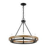 Ramsey 6 Light Chandelier 21 Inch Tall and 24 Inch Wide by Atlas - CL12389