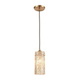 Roubaix 1 Light Mini Pendant 10 Inch Tall and 5 Inch Wide by Atlas - CL12418