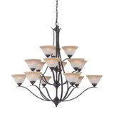 Prestige 15 Light Chandelier 45 Inch Tall and 48 Inch Wide by Atlas - TK0023