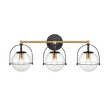 Langford 3 Light Bath Vanity 10 Inch Tall and 24 Inch Wide by Atlas - WL11358