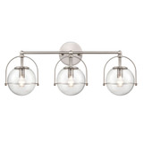 Langford 3 Light Bath Vanity 10 Inch Tall and 24 Inch Wide by Atlas - WL11358