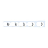 Vanity Strips 5 Light Bath Vanity 4.25 Inch Tall and 30 Inch Wide by Atlas - WL11713