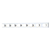 Vanity Strips 8 Light Bath Vanity 4.25 Inch Tall and 48 Inch Wide by Atlas - WL11715