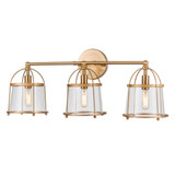 Merrick 3 Light Bath Vanity 10 Inch Tall and 24 Inch Wide by Atlas - WL11662