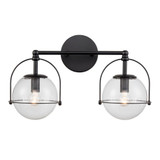 Langford 2 Light Bath Vanity 10 Inch Tall and 17 Inch Wide by Atlas - WL11651