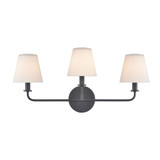 Minerva 3 Light Bath Vanity 11.5 Inch Tall and 24 Inch Wide by Atlas - WL11664