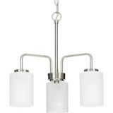 Merry 3 Light Small Linear Chandelier by Progress - P400274