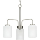 Merry 3 Light Small Linear Chandelier by Progress - P400274