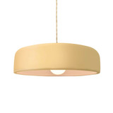 Radiance Spire 1 Light Pendant 4 Inch Tall X 13 Inch Wide by Justice Design - CER-6573-TWST