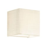 Textile Marco 10W 1 LED Cube Wall Sconce 4.25 Inch Tall by Justice Design - FAB-5661