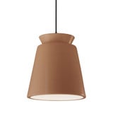 Radiance 1 Light Tall Trapezoid Cord Pendant 16 X 13.5 by Justice Design - CER-6427