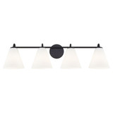 Fusion Pavia 4 Light Bath Vanity 33.75 Inch Wide by Justice Design - FSN-8364