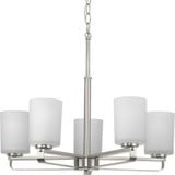 League 5 Light Medium Chandelier by Progress - P400286