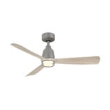 Kute 3 Blade Ceiling Fan with DW Light Kit 44 Inch Wide by Fanimation - FPD8547-LK