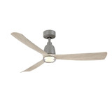 Kute 3 Blade Ceiling Fan with DW Light Kit 52 Inch Wide by Fanimation - FPD8534-LK