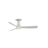 Kute Flush Ceiling Fan/Double Walled Light Kit 44 Inch Wide by Fanimation - FPD8547-DWLK-F