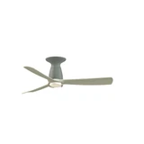 Dean's Gardens 3 Blade Flush Ceiling Fan with DW Light Kit 44 Inch Wide by BSH - 103-BEL-1376969