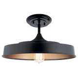 Elias 1 Light 16 Inch Wide Semi Flush Mount by Kichler - 52098