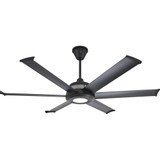 Lugroa Lane 6 Blade Ceiling Fan With Light Kit 60 Inch Wide - 2588-BEL-1394062
