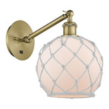 Athens 1 Light Wall Sconce 12.38 Inch Wide by Innovations - 317-1W-G12-8R