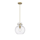 Newton Sphere 1 Light Mini Pendant 11.13 Inch Tall by Innovations - 410-1PM-G410-10