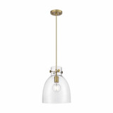 Newton Bell 1 Light Small Pendant 11.75 Inch Tall by Innovations - 410-1PM-G412-10