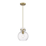 Newton Sphere 1 Light Mini Pendant 9.13 Inch Tall by Innovations - 410-1PS-G410-8