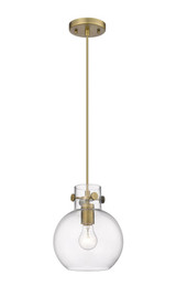 Newton Sphere 1 Light Mini Pendant 9.13 Inch Tall by Innovations - 410-1PS-G410-8