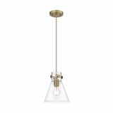 Newton Cone 1 Light Small Pendant 8 Inch Wide by Innovations - 410-1PS-G411-8