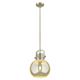 Newton Sphere 1 Light Stem Hung Mini Pendant 10 Inch Wide by Innovations - 410-1SM-G410-10