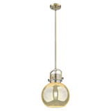 Newton Sphere 1 Light Stem Hung Mini Pendant 10 Inch Wide by Innovations - 410-1SM-G410-10
