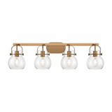 Pilaster II Sphere 4 Light Bath Vanity 36.5 Inch Wide by Innovations - 423-4W-G410-6