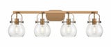 Pilaster II Sphere 4 Light Bath Vanity 36.5 Inch Wide by Innovations - 423-4W-G410-6