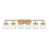 Pilaster II Sphere 6 Light Bath Vanity 45.5 Inch Wide by Innovations - 423-6W-G410-6