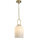 Stanza 1 Light Pendant 21 Inch Tall and 10.25 Inch Wide by Progress - P500482