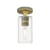 Crown Point One Light 9.63 Inch Tall Flush Mount by Innovations - 434-1F-G434-7
