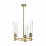 Crown Point 3 Light Stem Hung Pendant 18 Inch Wide by Innovations - 434-3CR-G434-12