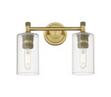 Crown Point 2 Light Vanity Light 10.5 Inch Tall by Innovations - 434-2W-G434-7