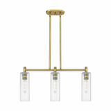 Crown Point 3 Light Oversized Island Pendant 14.75 Inch Tall by Innovations - 434-3I-G434-12