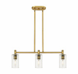 Crown Point 3 Light Oversized Island Pendant 9.88 Inch Tall by Innovations - 434-3I-G434-7