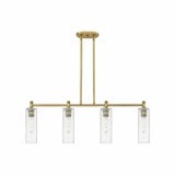 Crown Point 4 Light Oversized Island Pendant 14.75 Inch Tall by Innovations - 434-4I-G434-12