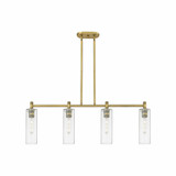 Crown Point 4 Light Oversized Island Pendant 14.75 Inch Tall by Innovations - 434-4I-G434-12