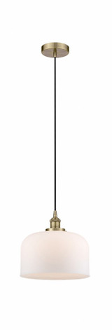 Bell 1 Light Medium Pendant 11.75 Inch Tall by Innovations - 616-1PH-G7L-L