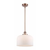 Bell 1 Light Industrial Medium StemHung Pendant 10 Inch Tall by Innovations - 916-1S-G7-L-L