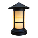 Newport 1 Light Long Body Column Mount 13.25 X 9.25 by Arroyo Craftsman - NC-9L