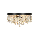 Cascade 3 Light Flush Mount 6 Inch Tall and 13 Inch Wide by Kenroy Home - 24392