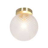 Prismatic 1 Light Flush Mount 8.75 Inch Tall and 8 Inch Wide by Kenroy Home - 24137