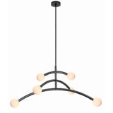 Dalia 6 Light Chandelier 20 Inch Tall and 47 Inch Wide by Kanova - KCH3106-6