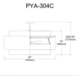 pya-304c-mb-bw | dimension